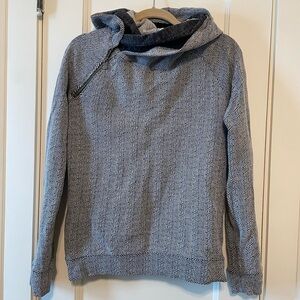 Scotch & Soda Maison Scotch funnel neck double hood hoodie